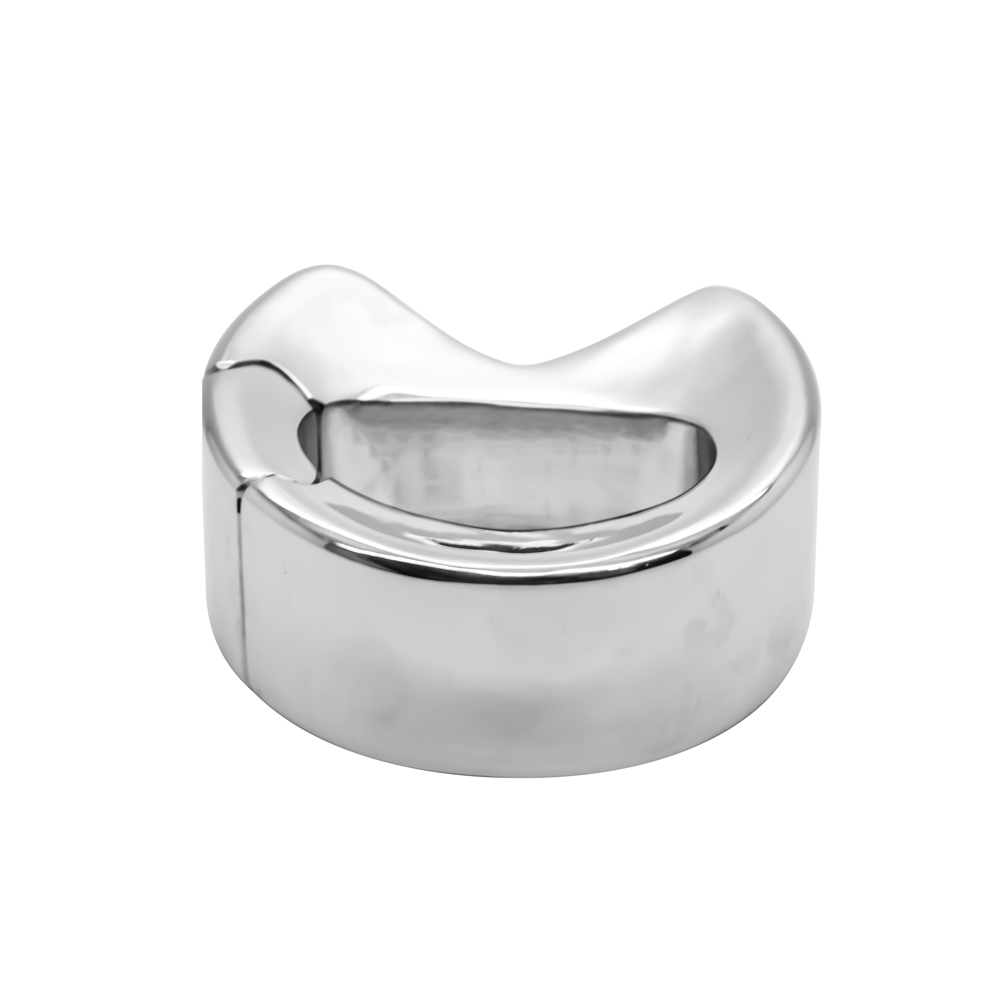 Ergo Steel Ball Weight in polished stainless steel for ball stretching and scrotal weight training