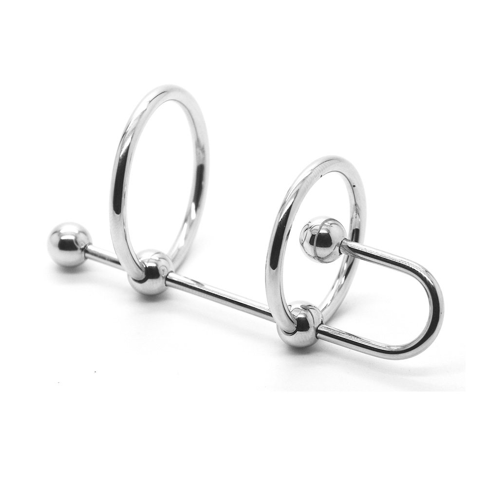 Double Ring Sperm Stopper for Extreme Pleasure - Stylish Penis