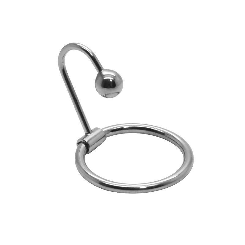 Stainless Steel Urethral Penis Plug with Glans Ring